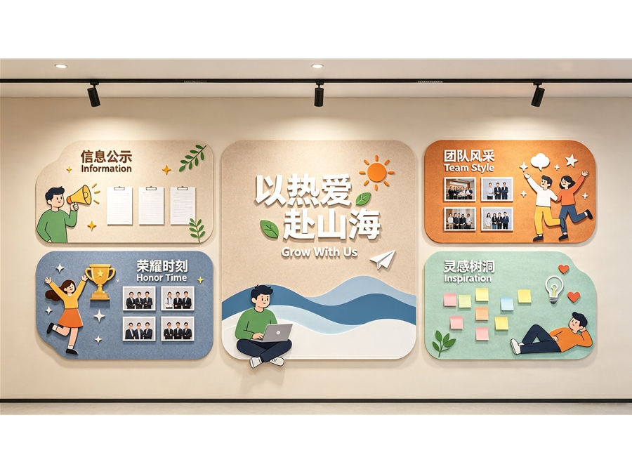 年轻化企业文化墙