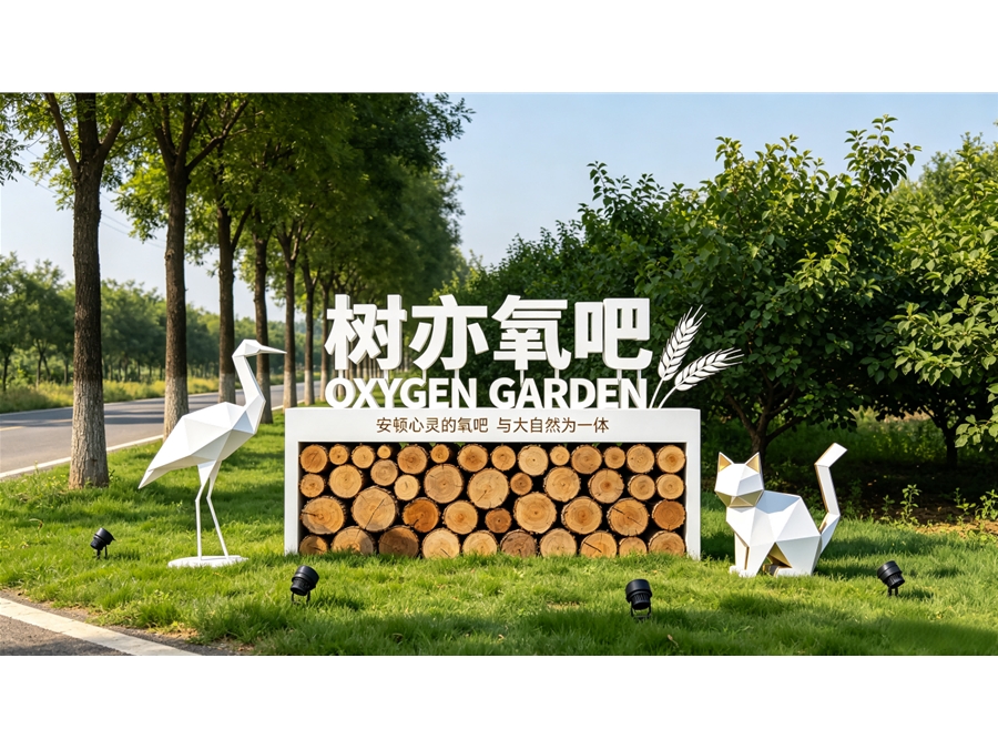 森林氧吧景观LOGO