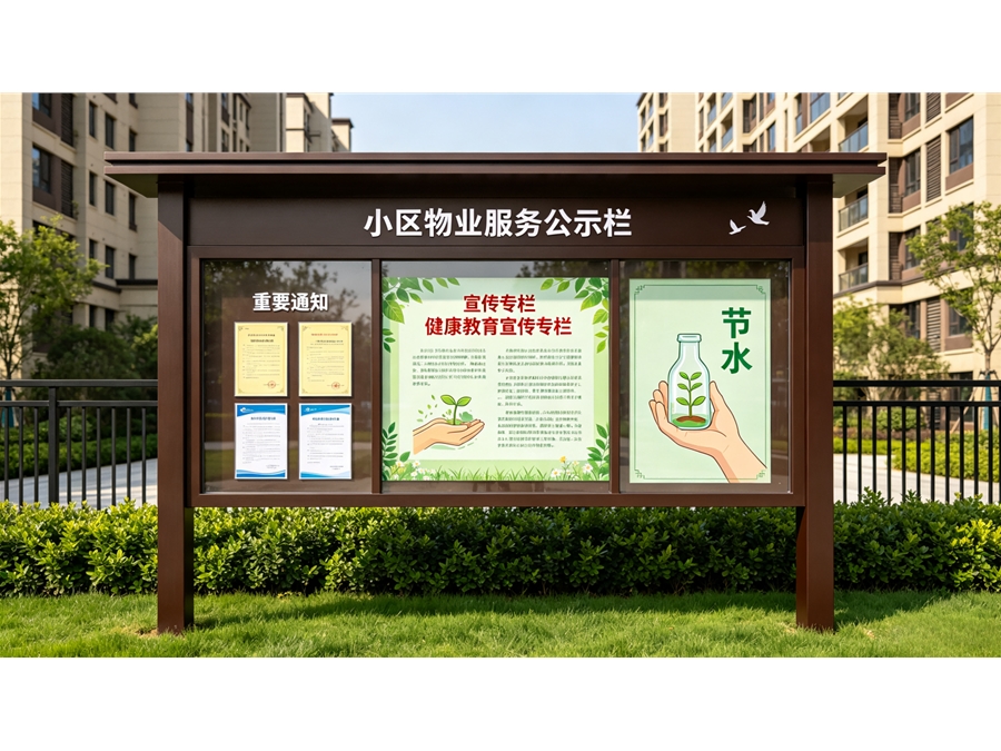 小区物业宣传栏